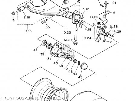 Yamaha G8AK GOLF CAR 1994 parts lists and schematics