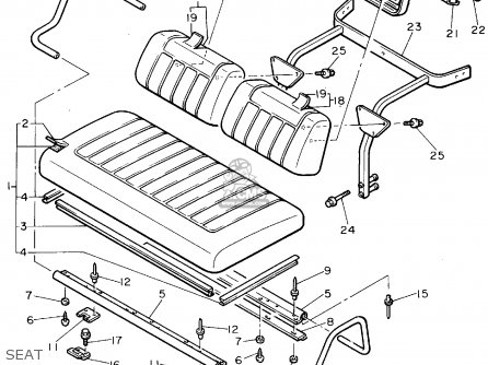 Yamaha G8AK GOLF CAR 1994 parts lists and schematics