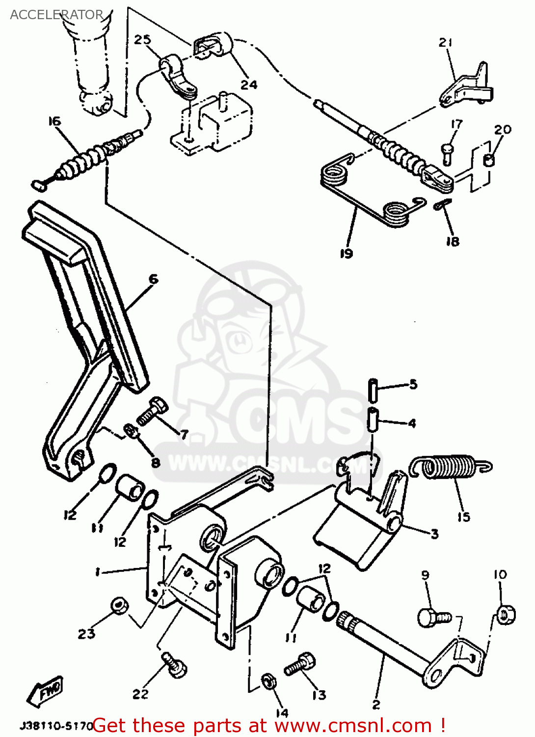 Yamaha Yamaha G9AG 1991 parts lists and schematics