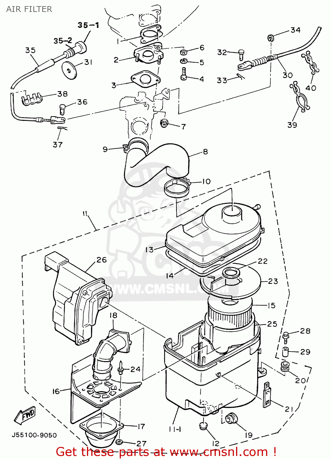 Yamaha Yamaha G9AG 1991 parts lists and schematics