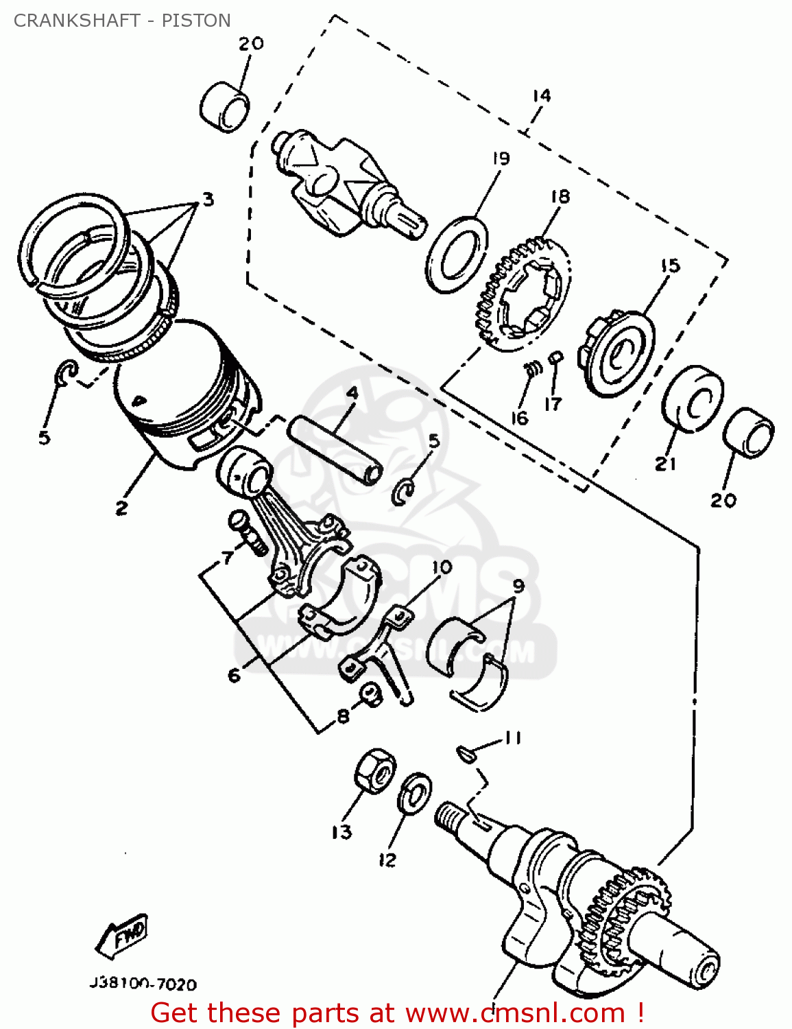 Yamaha Yamaha G9AG 1991 parts lists and schematics
