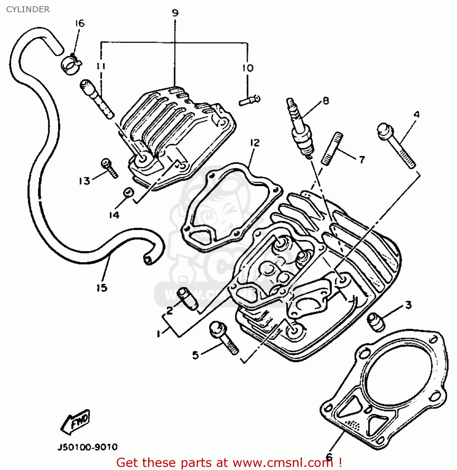 Yamaha Yamaha G9AG 1991 parts lists and schematics