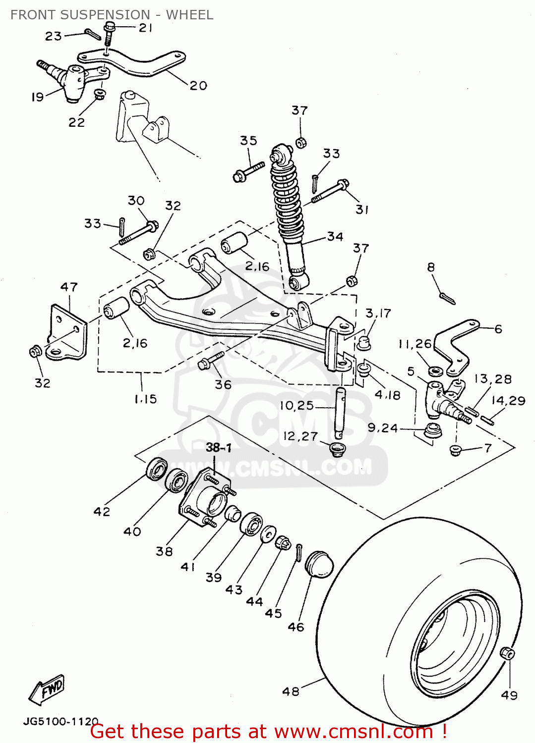 Yamaha Yamaha G9AG 1991 parts lists and schematics