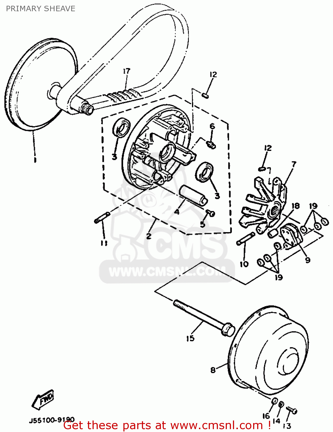 Yamaha Yamaha G9AG 1991 parts lists and schematics