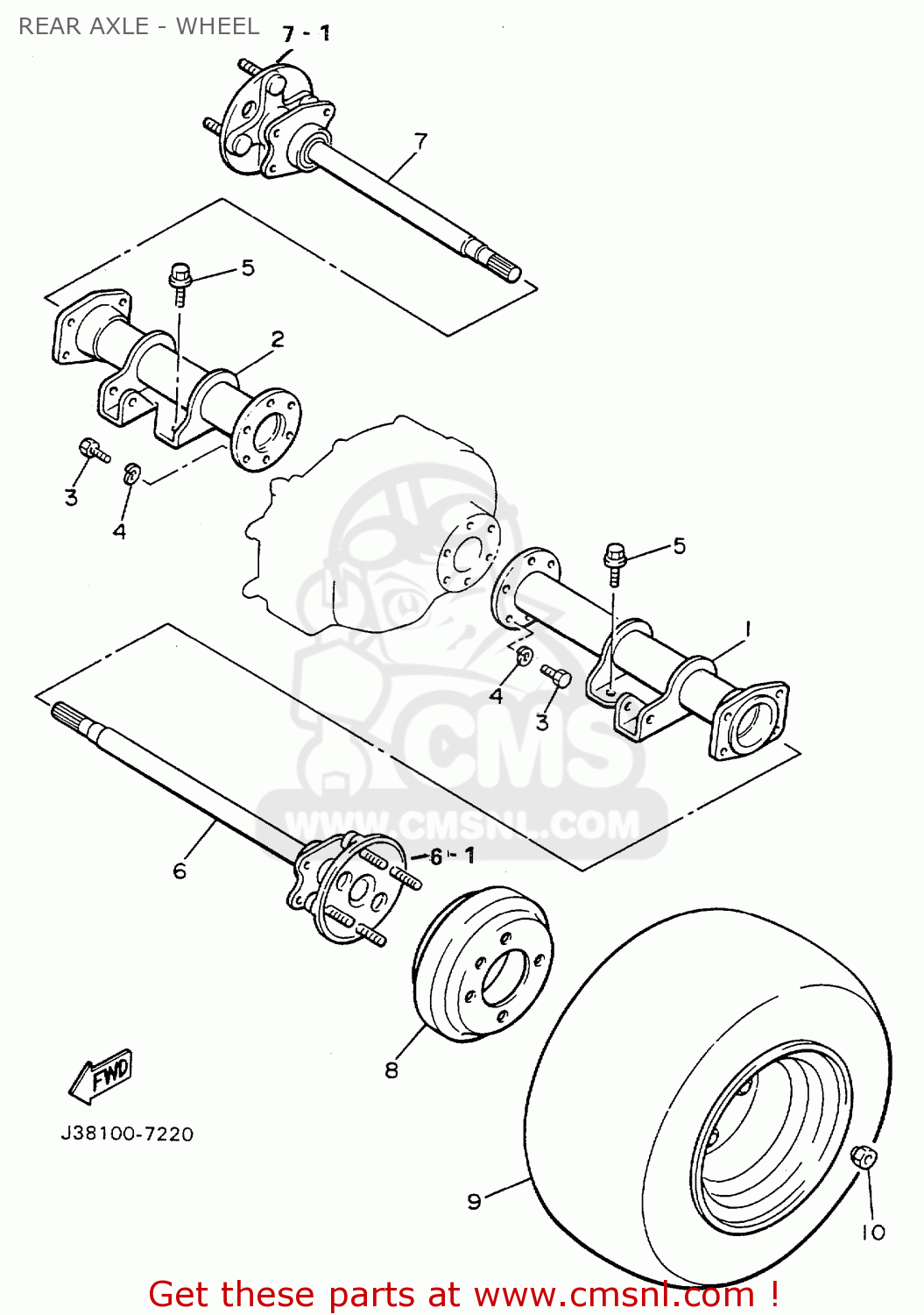 Yamaha Yamaha G9AG 1991 parts lists and schematics