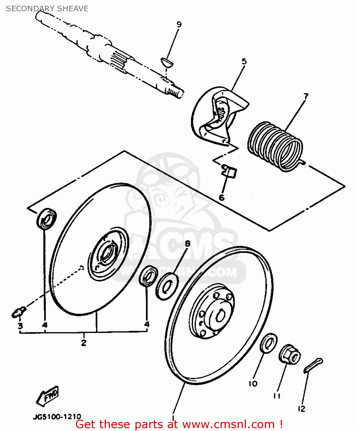 Yamaha Yamaha G9AG 1991 parts lists and schematics