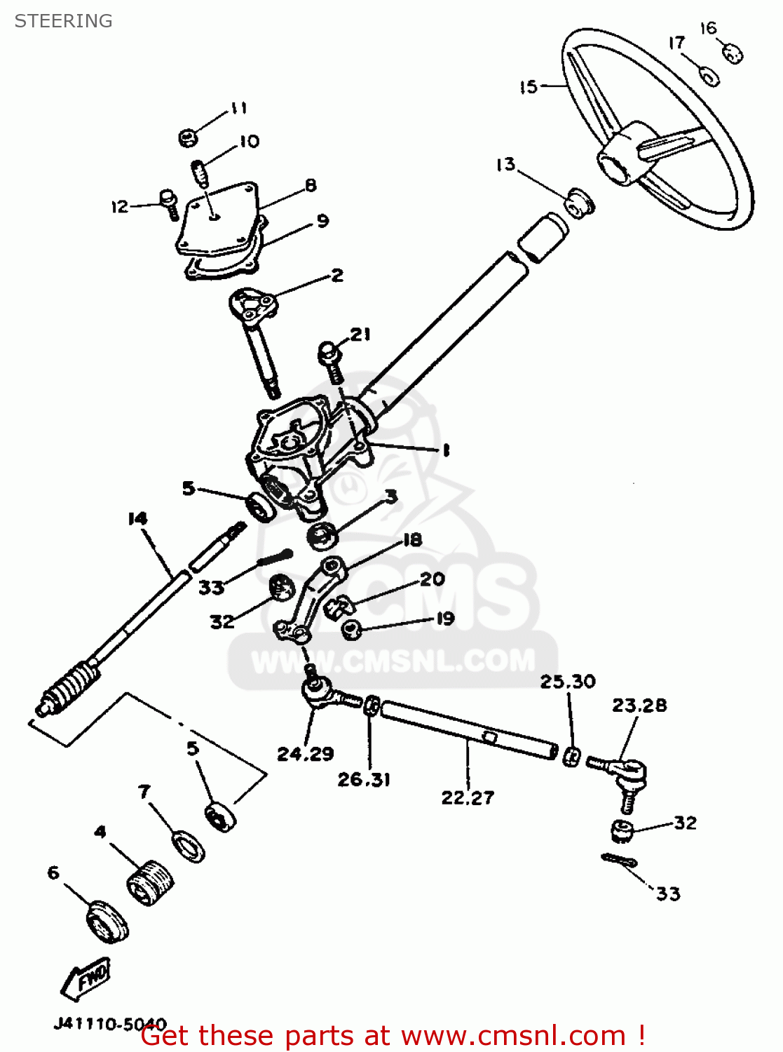 Yamaha Yamaha G9AG 1991 parts lists and schematics