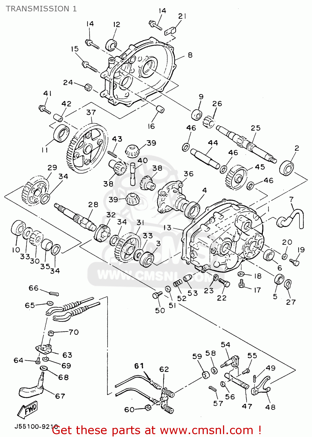 Yamaha Yamaha G9AG 1991 parts lists and schematics