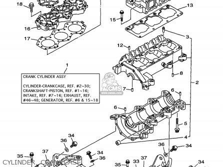 Yamaha GP1200V 1997 USA parts lists and schematics