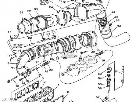 Yamaha GP1200V 1997 USA parts lists and schematics