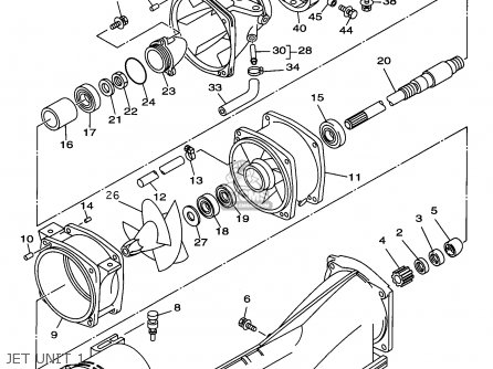 Yamaha GP1200V 1997 USA parts lists and schematics