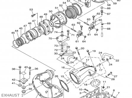 Yamaha GP1300-B/C-B 2003 USA CALIFORNIA parts lists and