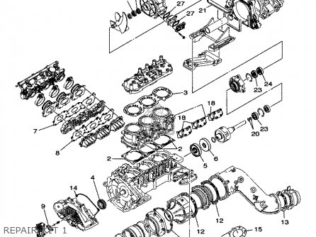 Yamaha GP1300-B/C-B 2003 USA CALIFORNIA parts lists and