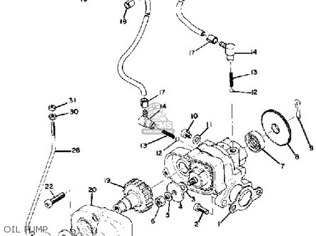 Yamaha GP433F 1974 parts lists and schematics