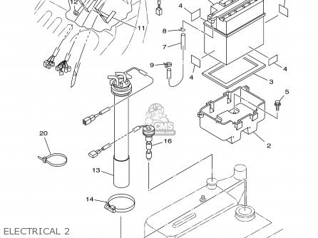 Yamaha GP760Y 2000 USA parts lists and schematics