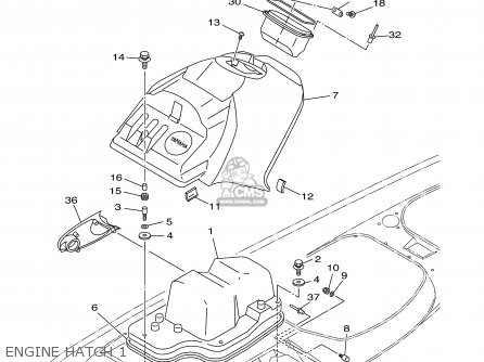 Yamaha GP760Y 2000 USA parts lists and schematics