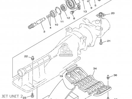 Yamaha GP760Y 2000 USA parts lists and schematics