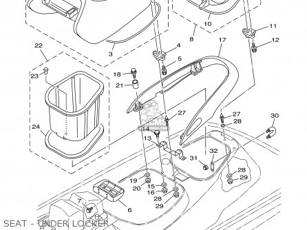 Yamaha GP760Y 2000 USA parts lists and schematics