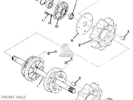 Yamaha GS340 1976 parts lists and schematics