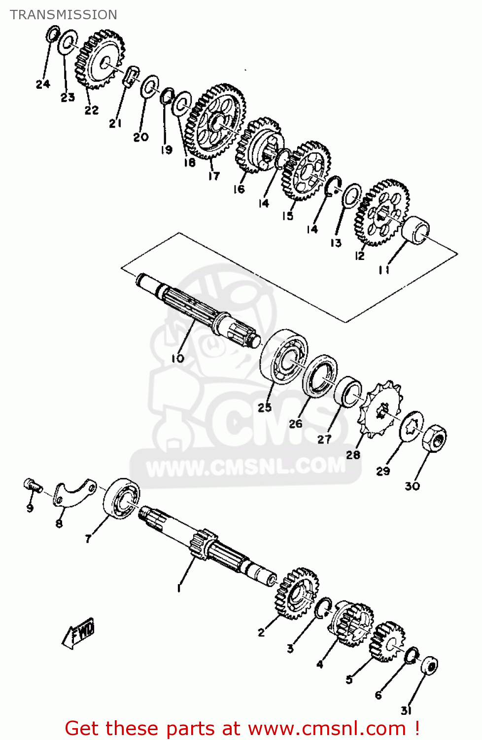 Yamaha Gt80 Parts Diagram at Andrew Carey blog