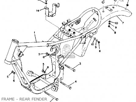 Yamaha GT80 1975 USA parts lists and schematics