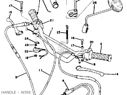 Yamaha GT80 1976 USA parts lists and schematics