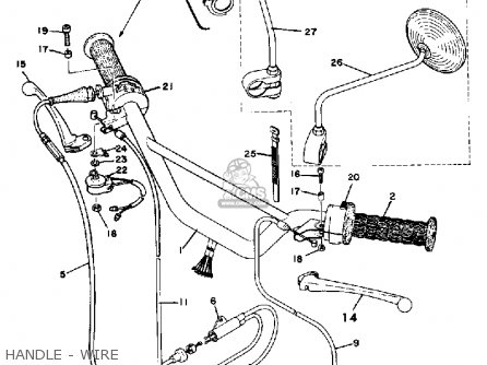 Yamaha Gt80b 1975 parts list partsmanual partsfiche