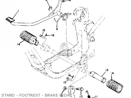 Yamaha Gt80b 1975 parts list partsmanual partsfiche