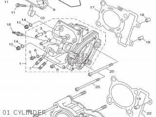 01 CYLINDER - HW125 2012 53B1 EUROPE XENTER 1L53B-300E1