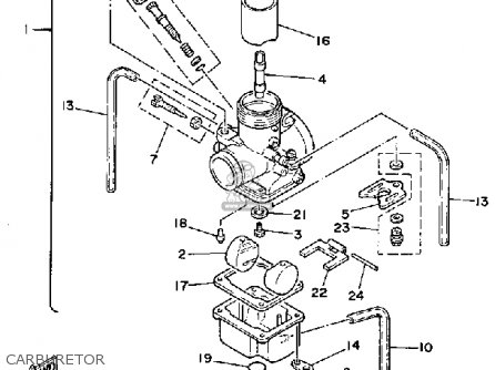 Yamaha IT200 1985 (F) USA CANADA parts lists and schematics