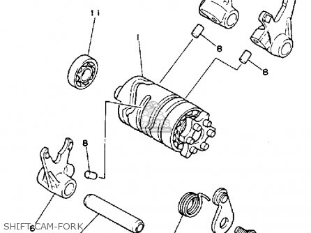 Yamaha IT200 1986 (G) USA CANADA parts lists and schematics