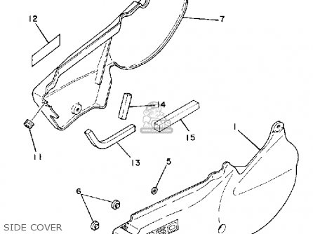 Yamaha IT250 1980 (A) USA parts lists and schematics