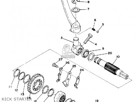 Yamaha IT400 1976 USA parts lists and schematics