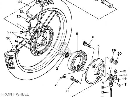 Yamaha IT490 1984 (E) USA CANADA parts lists and schematics