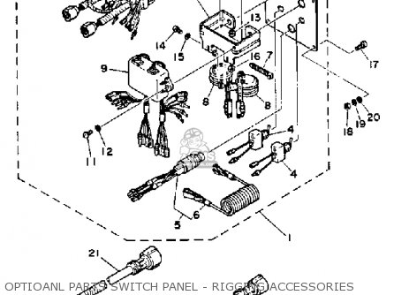 Yamaha L150/200 ETG 1988 parts lists and schematics