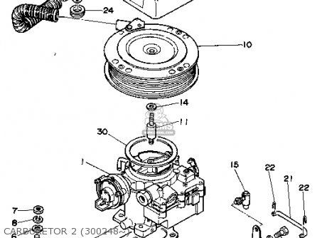 Yamaha L4 3.0 1990 ENGINE parts lists and schematics