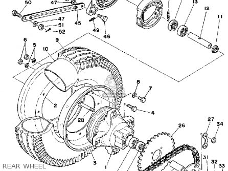 Yamaha LB50PE 1978/1979 parts lists and schematics