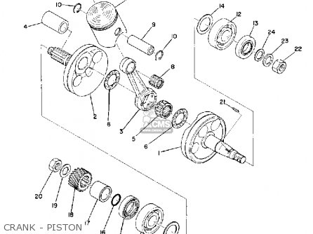 Yamaha LT3 1973 USA parts lists and schematics