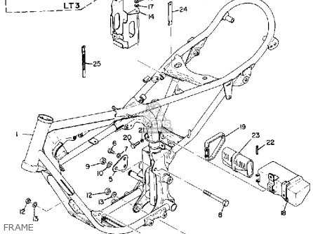 Yamaha LT3 1973 USA parts lists and schematics