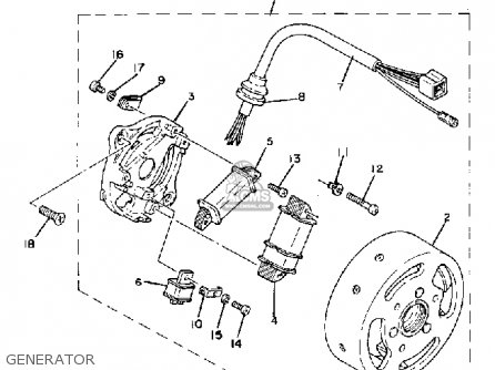 Yamaha MJ5OJ USA parts lists and schematics