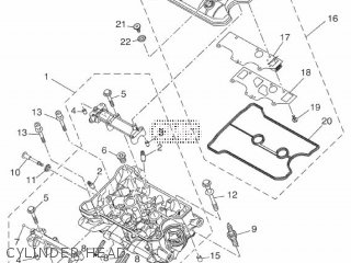 CYLINDER HEAD - MTT690-A 2018 B0K1 EUROPE TRACER 700 1TB0K-300E1