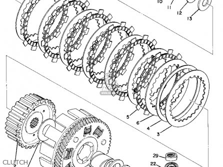 Yamaha MX360 1973 USA parts lists and schematics