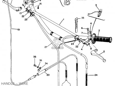 Yamaha MX360 1973 USA parts lists and schematics