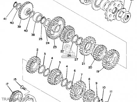 Yamaha MX360 1973 USA parts lists and schematics
