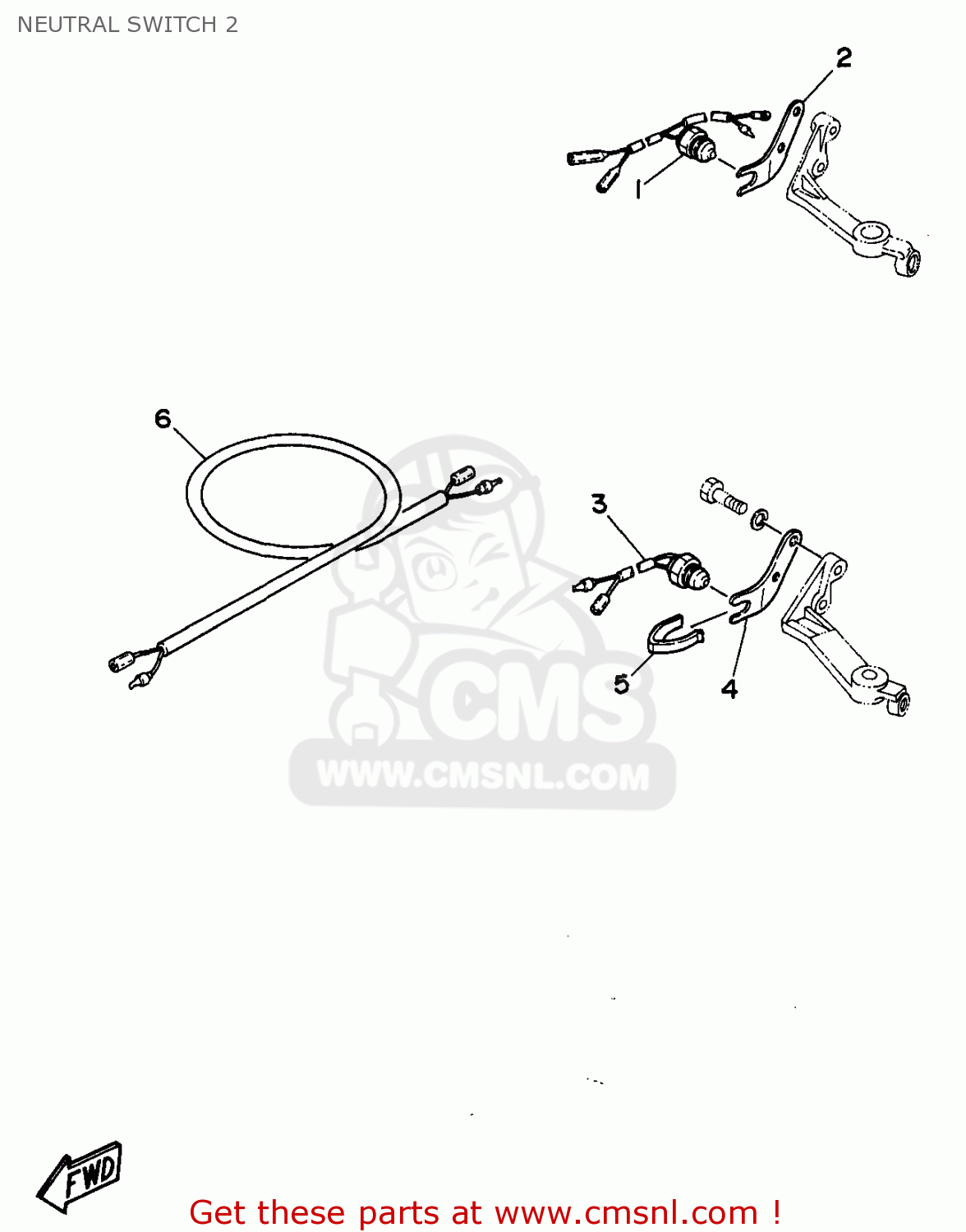 Yamaha OUTBOARD RIGGING 19941996 NEUTRAL SWITCH 2 buy original