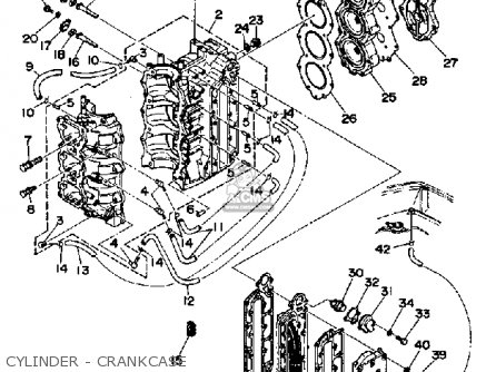 CYLINDER - CRANKCASE - P60TLHP 1991
