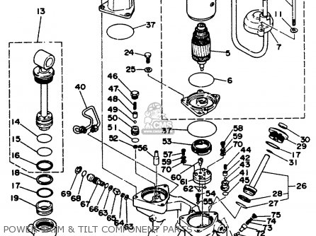 Yamaha PRO 50H 1987 parts lists and schematics