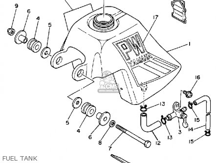 Yamaha PW50 1983 (D) USA parts lists and schematics