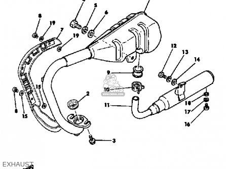 Yamaha PW50 YZINGER 1981 (B) USA Parts Lists And Schematics