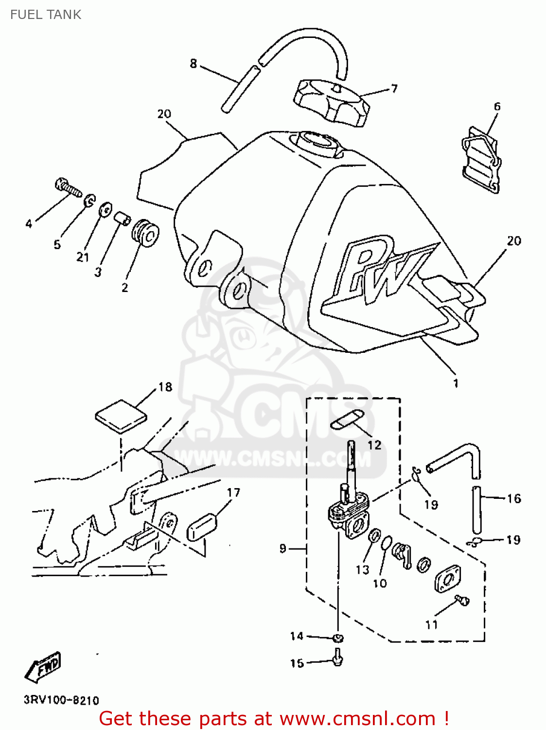 pw80 fuel tank